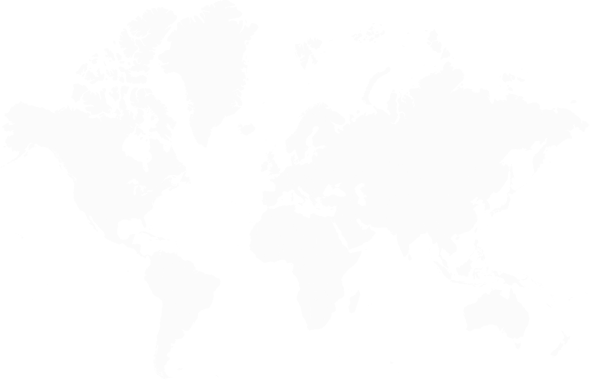 World map showing international presence